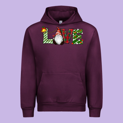 Urban Hoodie Christmas Love Gnome