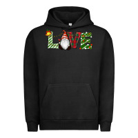 Pigment Black Christmas Love Gnome Urban Hoodie - RanaPortraitStore