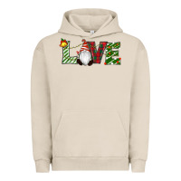 Pigment French Oak Christmas Love Gnome Urban Hoodie - RanaPortraitStore