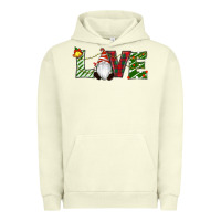 Pigment Pistachio Christmas Love Gnome Urban Hoodie - RanaPortraitStore