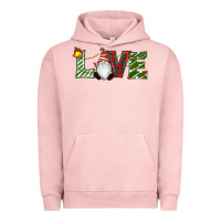 Pigment Salmon Christmas Love Gnome Urban Hoodie - RanaPortraitStore