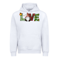 White Christmas Love Gnome Urban Hoodie - RanaPortraitStore