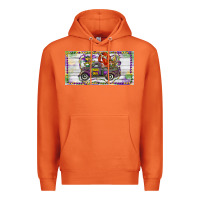 Carrot Mardi Gras Truck And Fleur De Lis Crawfish Premium Hoodie - RanaPortraitStore