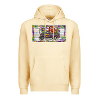 Pina Colada Mardi Gras Truck And Fleur De Lis Crawfish Premium Hoodie - RanaPortraitStore