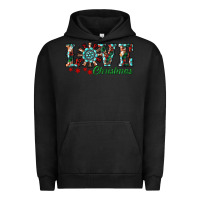 Pigment Black Christmas Love Windmill Urban Hoodie - RanaPortraitStore