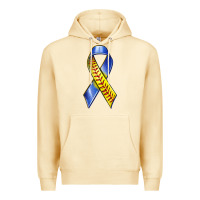 Pina Colada down syndrome ribbon softball Premium Hoodie - texasbilliewilder