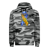 Slate Camo down syndrome ribbon softball Premium Hoodie - texasbilliewilder