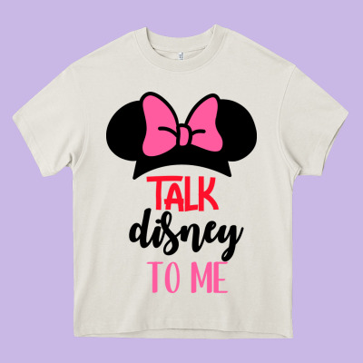 Minnie Mouse Heavy Core Tee Designed By Cowhidedigitalart