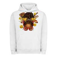 Pigment Lunar Rock softball afro messy bun Urban Hoodie - texasbilliewilder