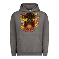 Pigment Tornado softball afro messy bun Urban Hoodie - texasbilliewilder