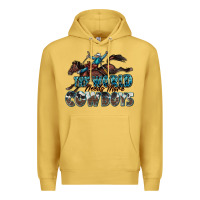 Antique Gold the world needs more cowboys Premium Hoodie - Zillion Design Studio