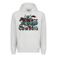 Dove Grey the world needs more cowboys Premium Hoodie - Zillion Design Studio