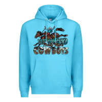 Ocean Blue the world needs more cowboys Premium Hoodie - Zillion Design Studio