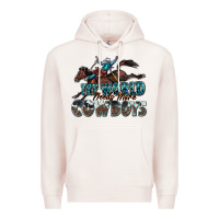 Pale Pink the world needs more cowboys Premium Hoodie - Zillion Design Studio