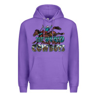 Purple the world needs more cowboys Premium Hoodie - Zillion Design Studio
