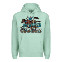 Seafoam the world needs more cowboys Premium Hoodie - Zillion Design Studio