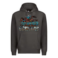 Smoke the world needs more cowboys Premium Hoodie - Zillion Design Studio