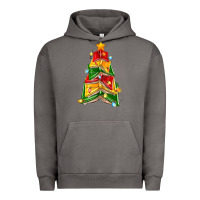 Pigment Tornado christmas book tree Urban Hoodie - Zillion Design Studio