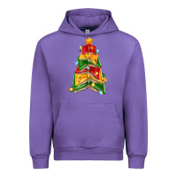 Tulip christmas book tree Urban Hoodie - Zillion Design Studio
