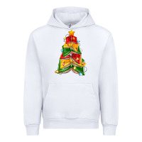 White christmas book tree Urban Hoodie - Zillion Design Studio