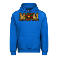 Cobalt Christmas Sunflower Mom Urban Hoodie - RanaPortraitStore