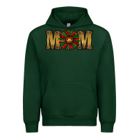 Forest Green Christmas Sunflower Mom Urban Hoodie - RanaPortraitStore