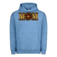 Pigment Pebble Blue Christmas Sunflower Mom Urban Hoodie - RanaPortraitStore