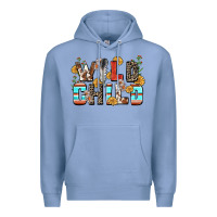 Colony Blue wild child Premium Hoodie - Zillion Design Studio