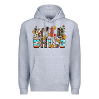 Heather Grey wild child Premium Hoodie - Zillion Design Studio