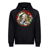 Black Christmas Joy To The World Urban Hoodie - RanaPortraitStore