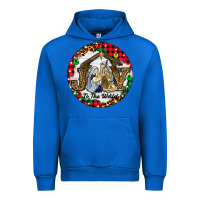 Cobalt Christmas Joy To The World Urban Hoodie - RanaPortraitStore