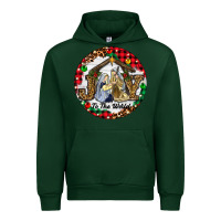 Forest Green Christmas Joy To The World Urban Hoodie - RanaPortraitStore