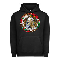 Pigment Black Christmas Joy To The World Urban Hoodie - RanaPortraitStore