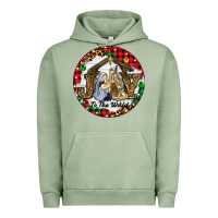 Pigment Oil Green Christmas Joy To The World Urban Hoodie - RanaPortraitStore