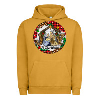 Pigment Peanut Butter Christmas Joy To The World Urban Hoodie - RanaPortraitStore