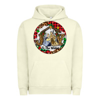 Pigment Pistachio Christmas Joy To The World Urban Hoodie - RanaPortraitStore
