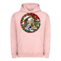 Pigment Salmon Christmas Joy To The World Urban Hoodie - RanaPortraitStore