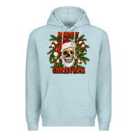 Blue Mist Merry Christmas Premium Hoodie - RanaPortraitStore