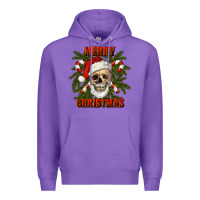 Purple Merry Christmas Premium Hoodie - RanaPortraitStore