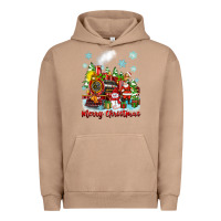 Pigment Burro merry christmas polar express Urban Hoodie - Zillion Design Studio