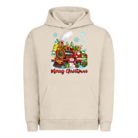 Pigment French Oak merry christmas polar express Urban Hoodie - Zillion Design Studio