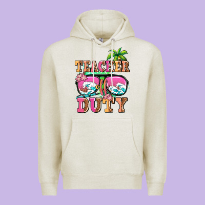 Teacher Off Duty Premium Hoodie Designed By Adodesignshop