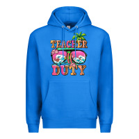 True Royal teacher off duty Premium Hoodie - AdoDesignShop