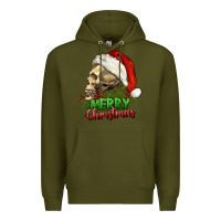 Army Green Merry Christmas Premium Hoodie - RanaPortraitStore
