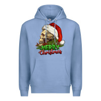 Colony Blue Merry Christmas Premium Hoodie - RanaPortraitStore