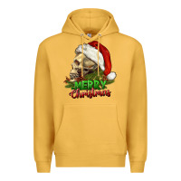 Mustard Merry Christmas Premium Hoodie - RanaPortraitStore