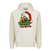 Oatmeal Heather Merry Christmas Premium Hoodie - RanaPortraitStore