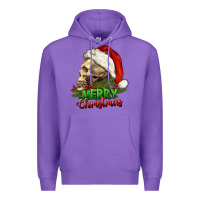 Purple Merry Christmas Premium Hoodie - RanaPortraitStore