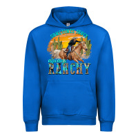 Cobalt sometimes fancy always ranchy Urban Hoodie - texasbilliewilder