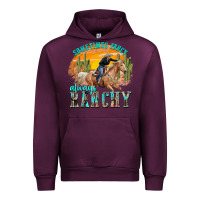 Mauve Wine sometimes fancy always ranchy Urban Hoodie - texasbilliewilder